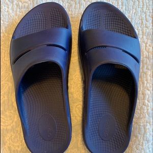 Offos Men’s Ooahh Slide Sandal - Blue / Navy M9